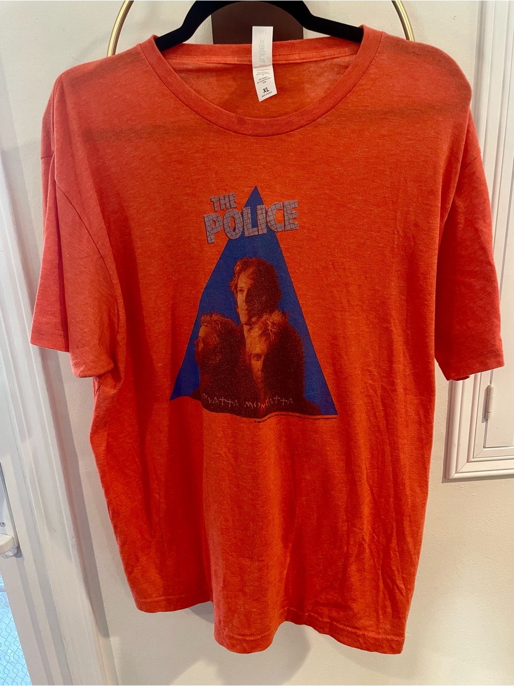 HUF Orange Graphic Crewneck Tee